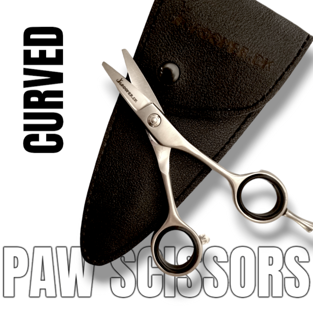 Groomer.dk Curved Paw Scissor 4.5 Inch - Professional Dog Grooming Scissor