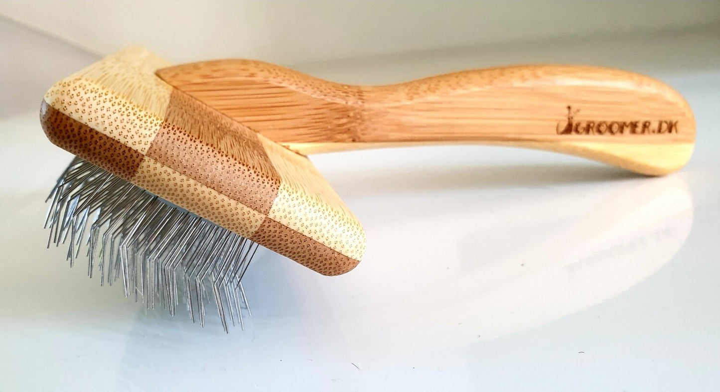 Groomer.dk 3DVolumizer Slicker - EXTRA LONG PINS - Professional Dog Grooming Tool