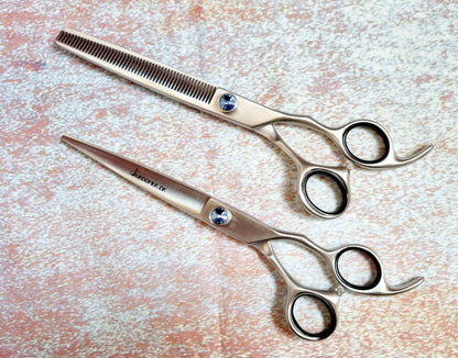 Groomer.dk Blue Stone Thinner - 7 Inch - Professional Dog Grooming Tool