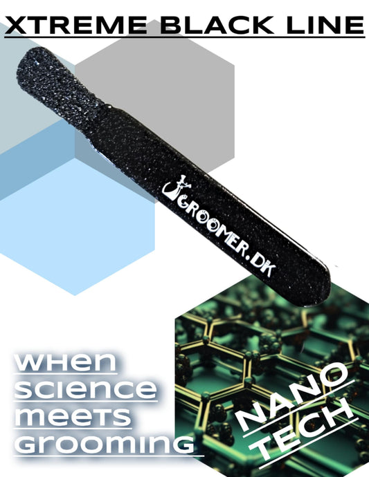 Groomer.dk Black Diamond Edition Stripping Knife - EXTRA COARSE - Professional Dog Grooming Tool