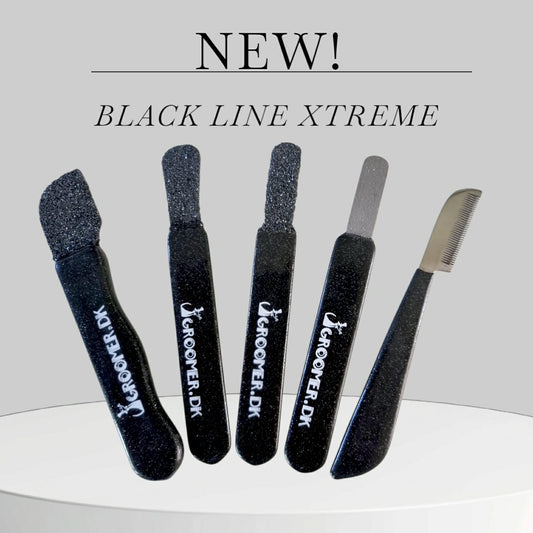 Groomer.dk Black Diamond Edition - Set of 5 - Professional Dog Grooming Tool