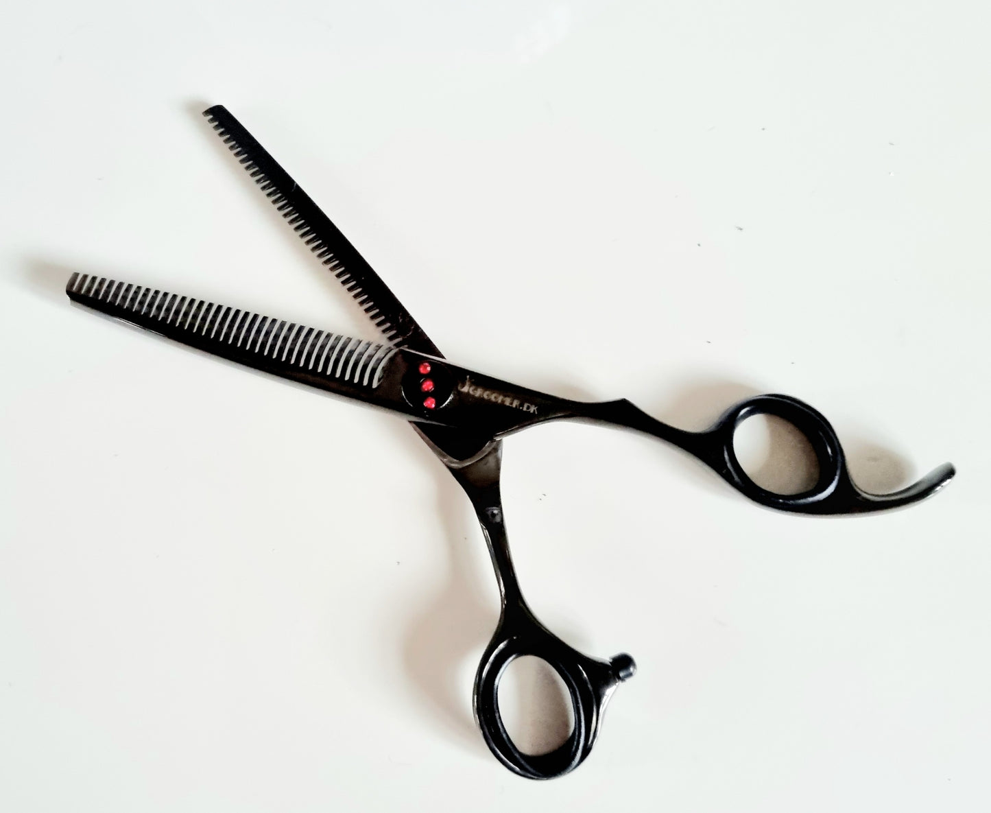 Groomer.dk Black Swan Double Thinner Scissor - 6.5 Inch - Professional Dog Grooming Scissor