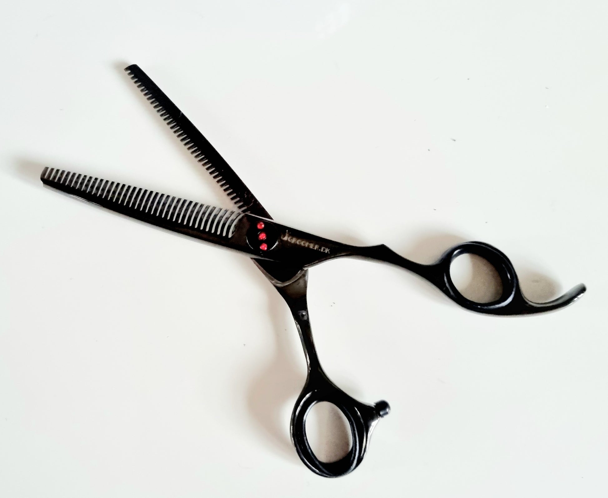 Groomer.dk Black Swan Double Thinner Scissor - 6.5 Inch - Professional Dog Grooming Scissor