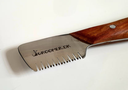 Groomer.dk Classic Stripping Knife - COARSE - Professional Dog Grooming Tool