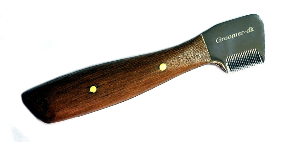 Groomer.dk Classic Stripping Knife - SUPER FINE - Professional Dog Grooming Tool