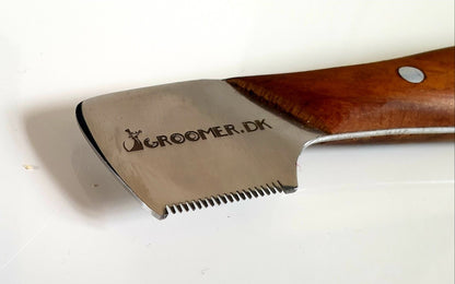 Groomer.dk Classic Stripping Knife - SUPER FINE - Professional Dog Grooming Tool