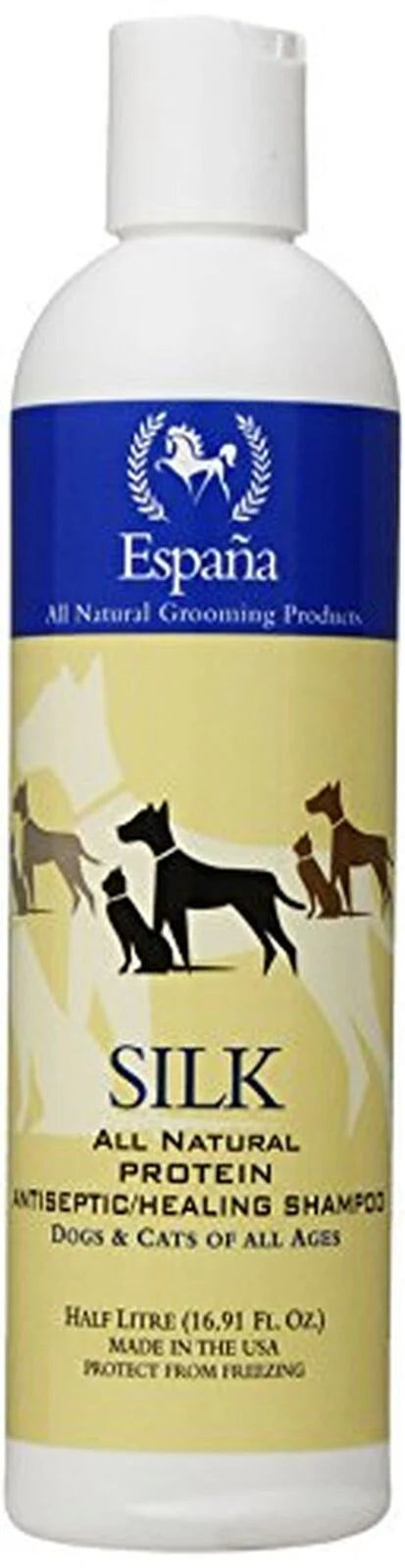 Espana Silk Natural Antiseptic Healing Shampoo for Dogs and Cats - Dog & Cat Grooming Shampoo
