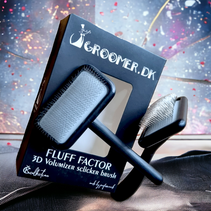 Groomer.dk Fluff Factor Slicker Brush - Professional Dog Grooming Brush