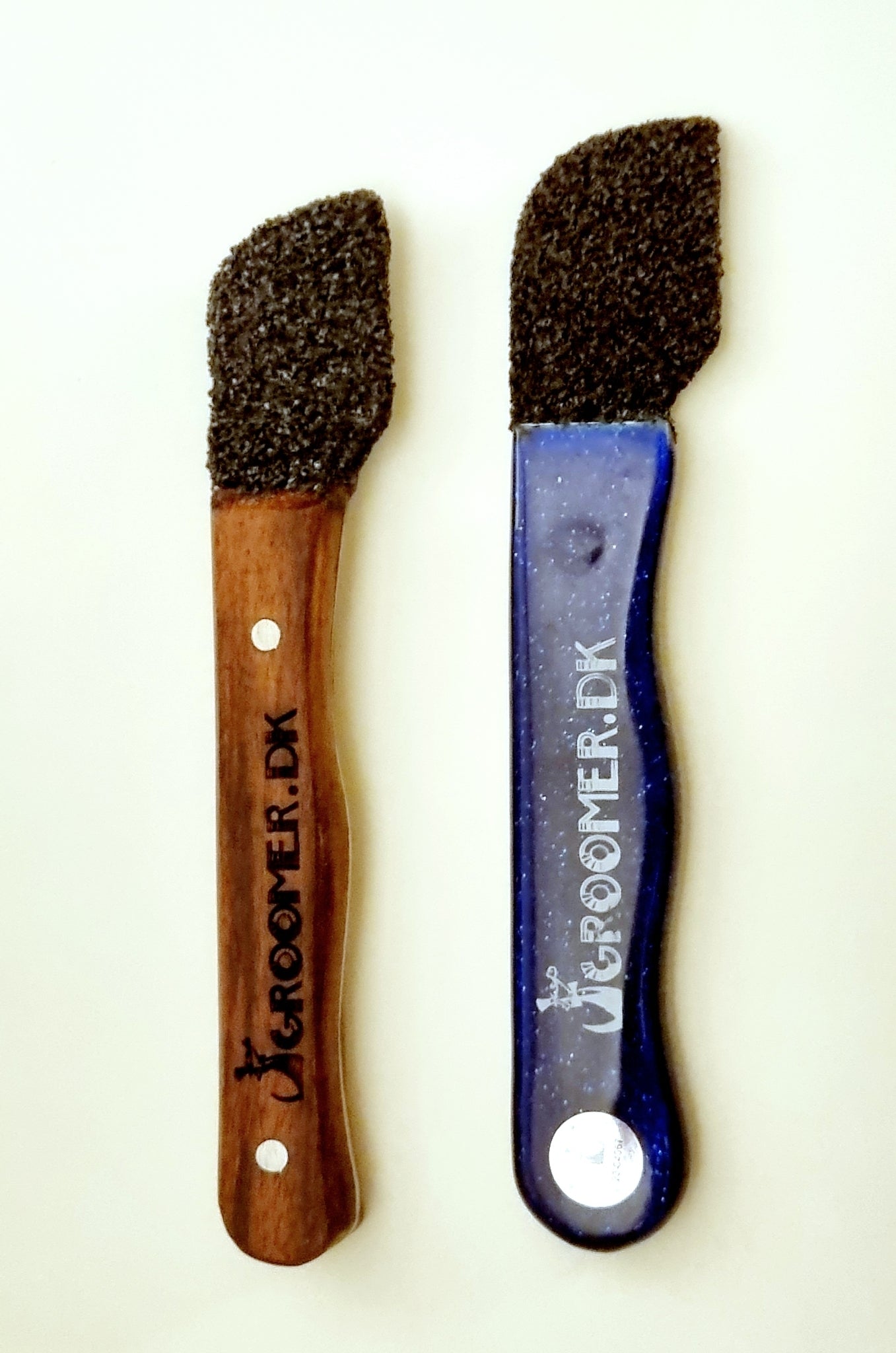 Groomer.dk Diamond "MINI SHORTY" Wood - COARSE - Professional Dog Grooming Tool