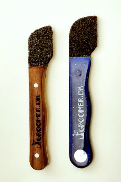 Groomer.dk Diamond "MINI SHORTY" Wood - COARSE - Professional Dog Grooming Tool