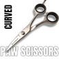 Groomer.dk Curved Paw Scissor 4.5 Inch - Professional Dog Grooming Scissor