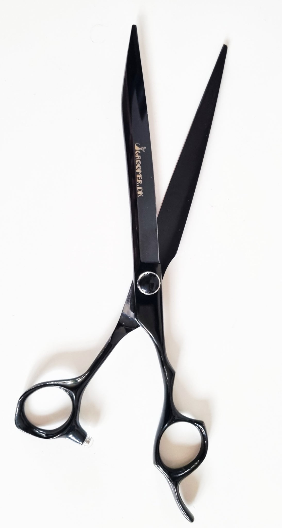 Groomer.dk Raven Long Straight Scissor - 8.5 Inch - Professional Dog Grooming Scissor