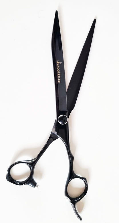 Groomer.dk Raven Long Straight Scissor - 8.5 Inch - Professional Dog Grooming Scissor