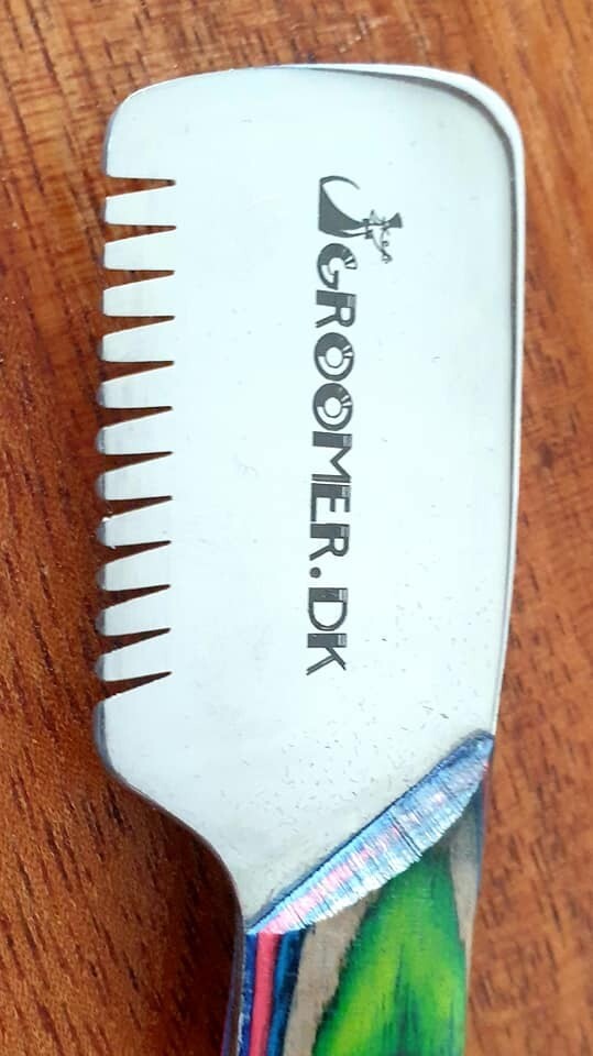 Groomer.dk Rainbow Edition Knife - COARSE - Professional Dog Grooming Tool