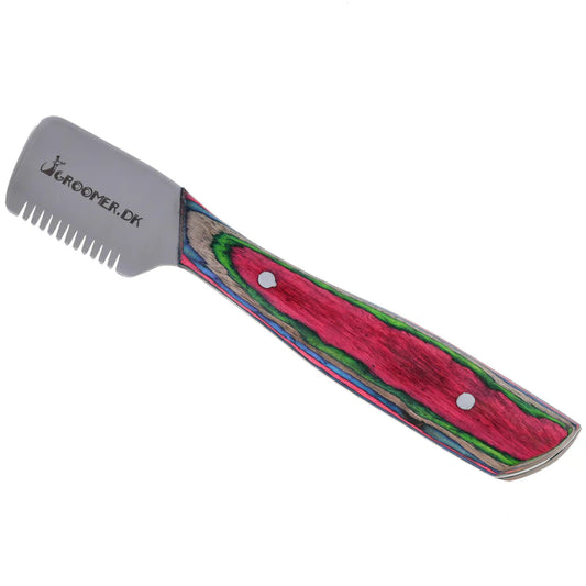 Groomer.dk Rainbow Edition Knife - COARSE - Professional Dog Grooming Tool