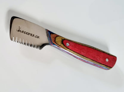 Groomer.dk Rainbow Edition Knife - DOUBLE COARSE - Professional Dog Grooming Tool