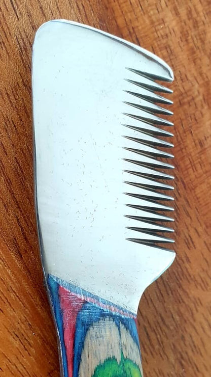 Groomer.dk Rainbow Edition Knife - MEDIUM - Professional Dog Grooming Tool