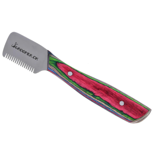 Groomer.dk Rainbow Edition Knife - MEDIUM - Professional Dog Grooming Tool