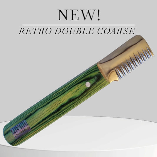 Groomer.dk Retro Edition Knife - Double Coarse - Professional Dog Grooming Tool