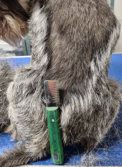 Groomer.dk Retro Edition Knife - Double Coarse - Professional Dog Grooming Tool