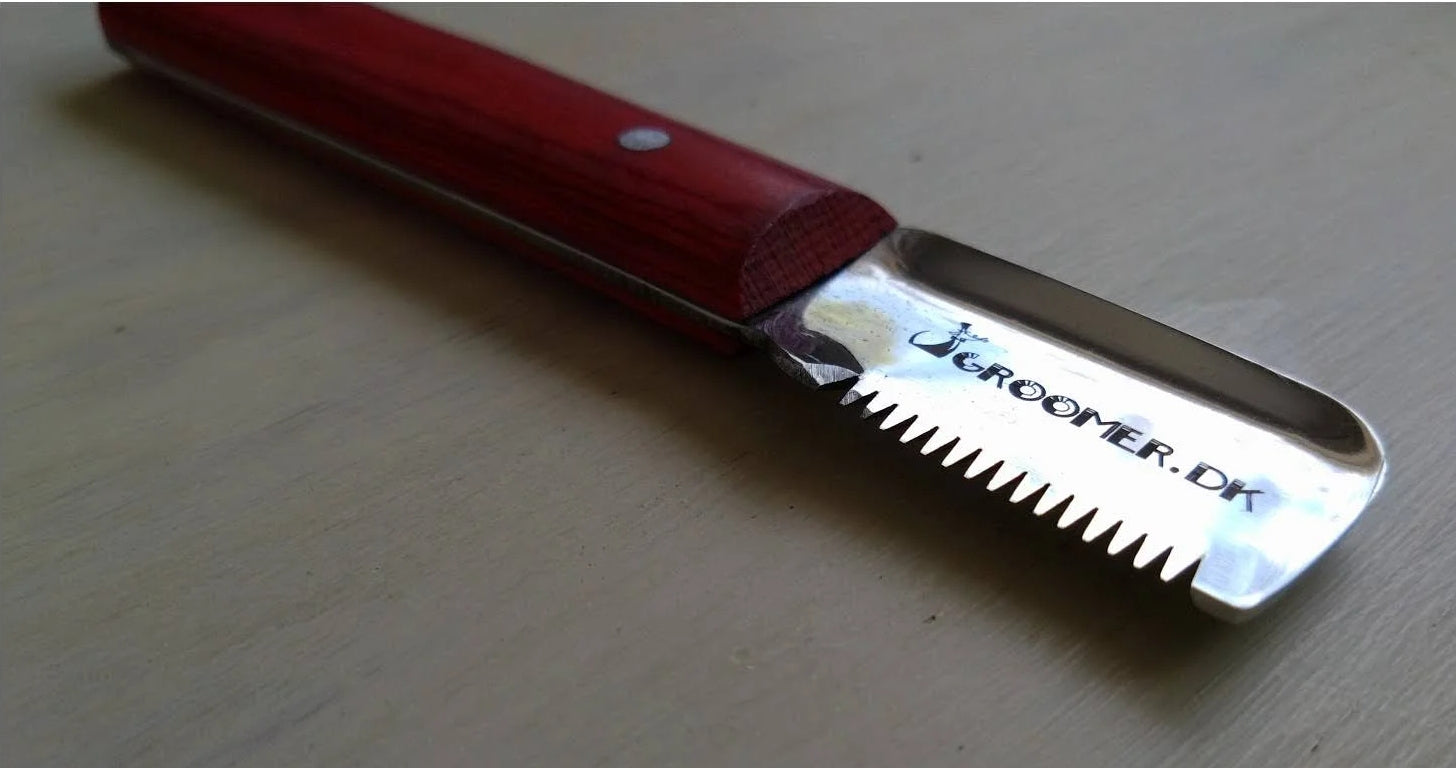 Groomer.dk Retro Edition Knife - COARSE - Professional Dog Grooming Tool