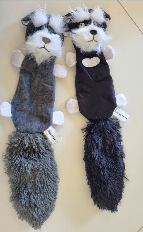 Dog Toy with Squeakers - Schnauzer - Professional Dog Grooming Tool