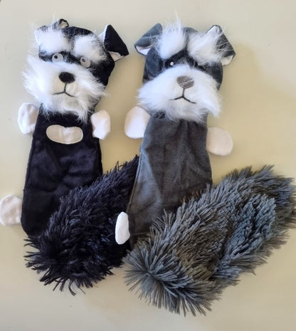 Dog Toy with Squeakers - Schnauzer - Professional Dog Grooming Tool