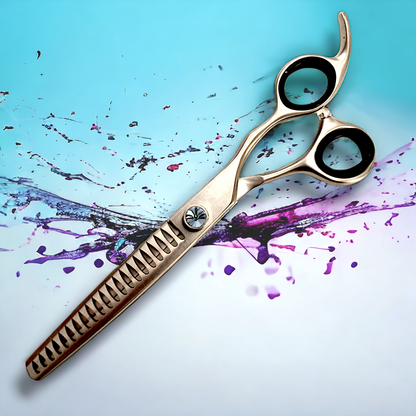 Groomer.dk Blue Stone Chunker Straight - 7 Inch - Professional Dog Grooming Tool