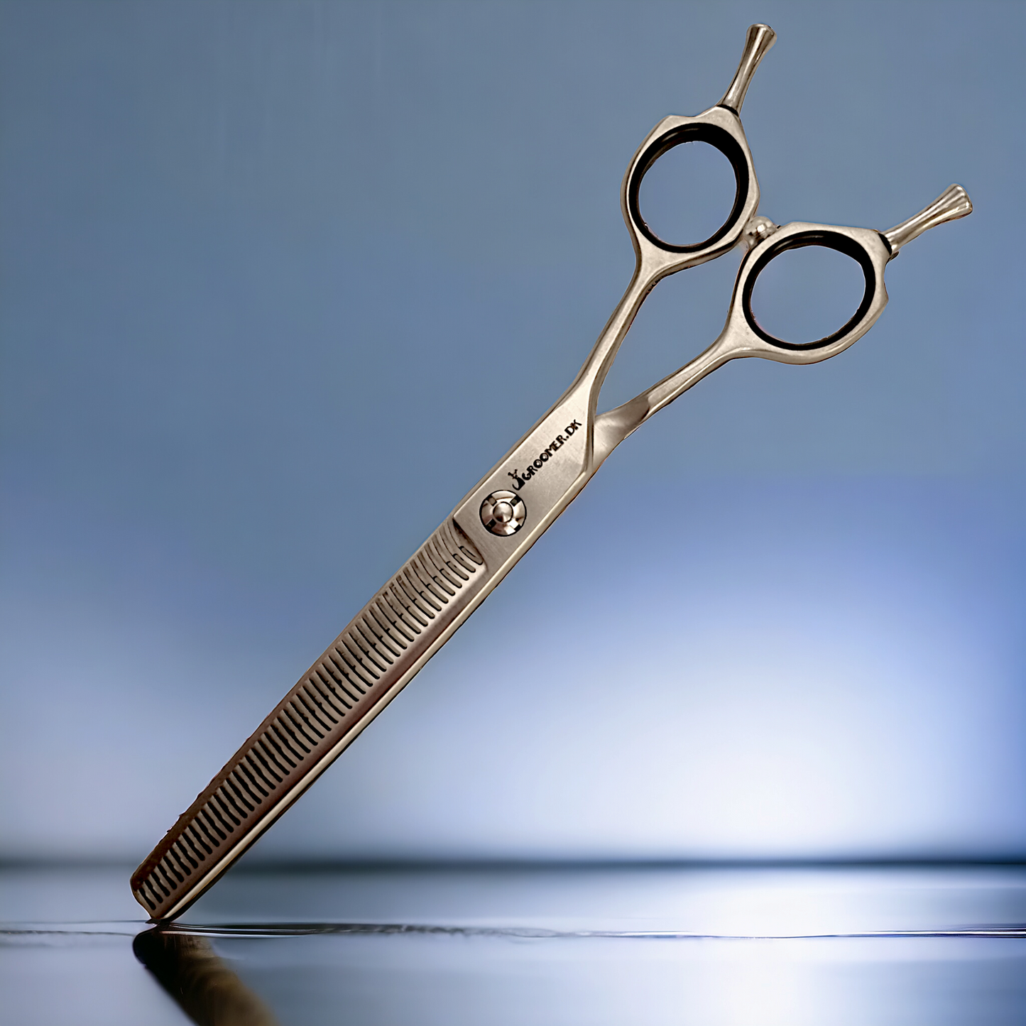 Groomer.dk Simply Silver Double Thinner - 7 Inch - Professional Dog Grooming Tool