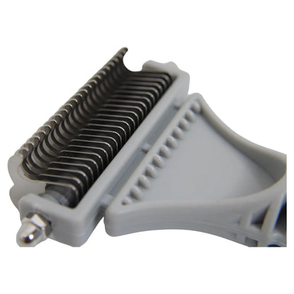 Groomer.dk TWIN KING 2in1 Undercoat Rake - Professional Undercoat Rake