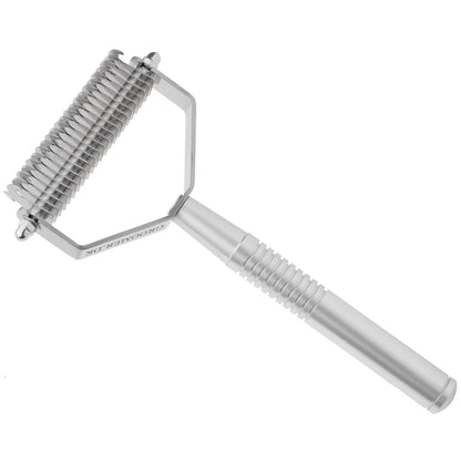 Groomer.dk Professional TWIN KING 2in1 - LARGE Undercoat Rake - Professional Undercoat Rake