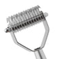 Groomer.dk Professional Twin King 2in1 - SMALL Undercoat Rake - Professional Undercoat Rake