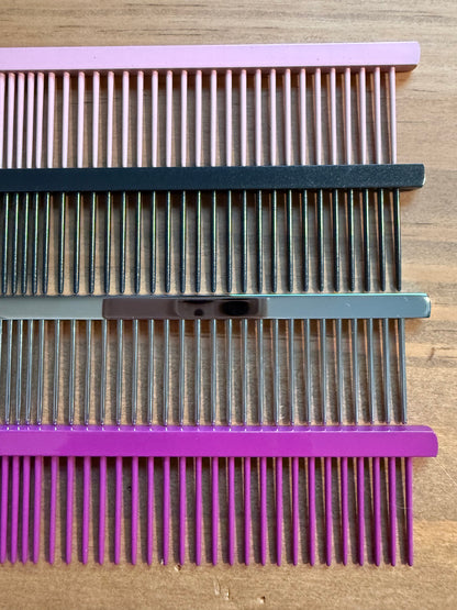 The Original Greyhound Comb - Medium Coarse/Fine - Professional Dog Grooming Comb