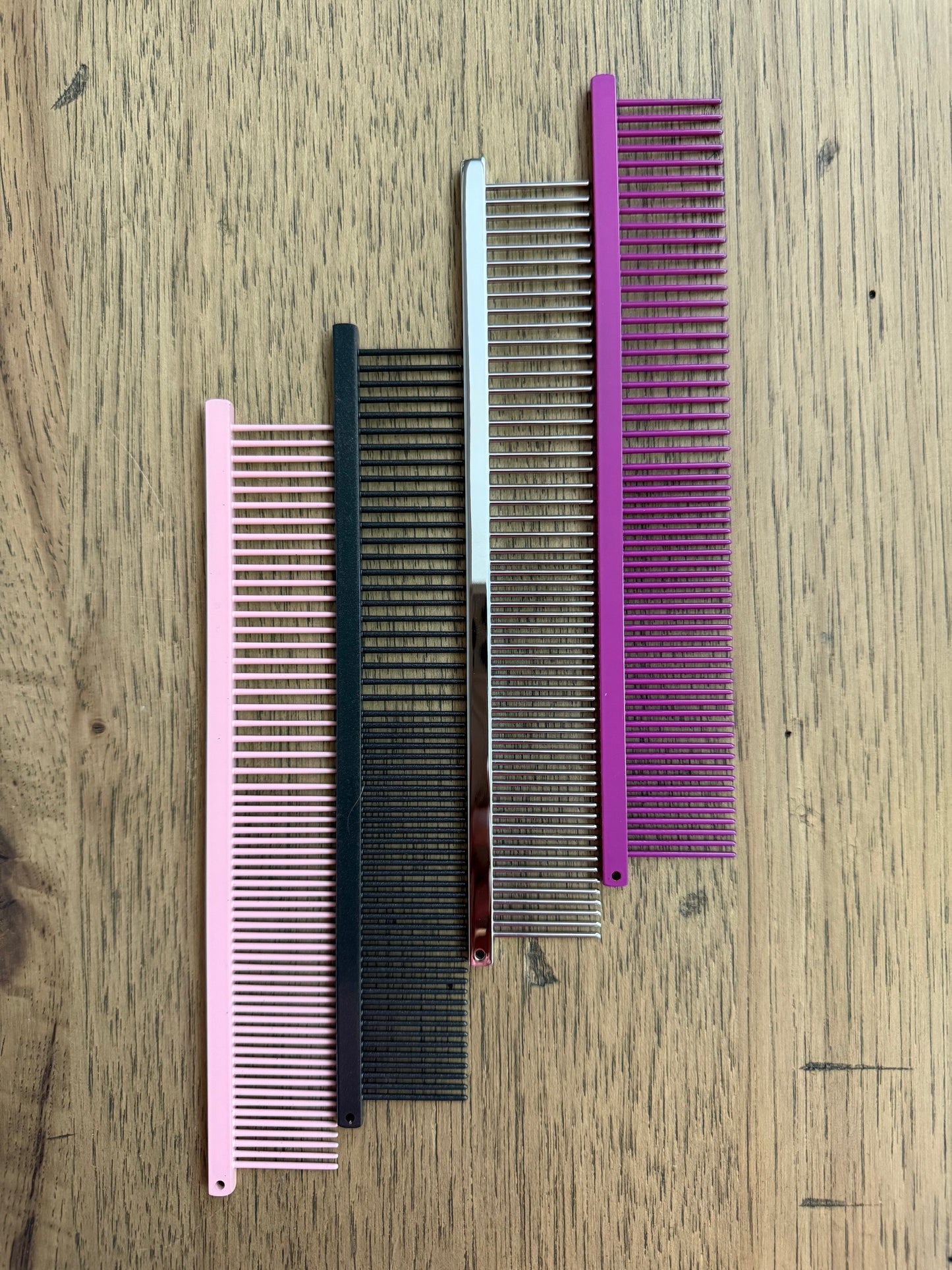 The Original Greyhound Comb - Medium Coarse/Fine - Professional Dog Grooming Comb