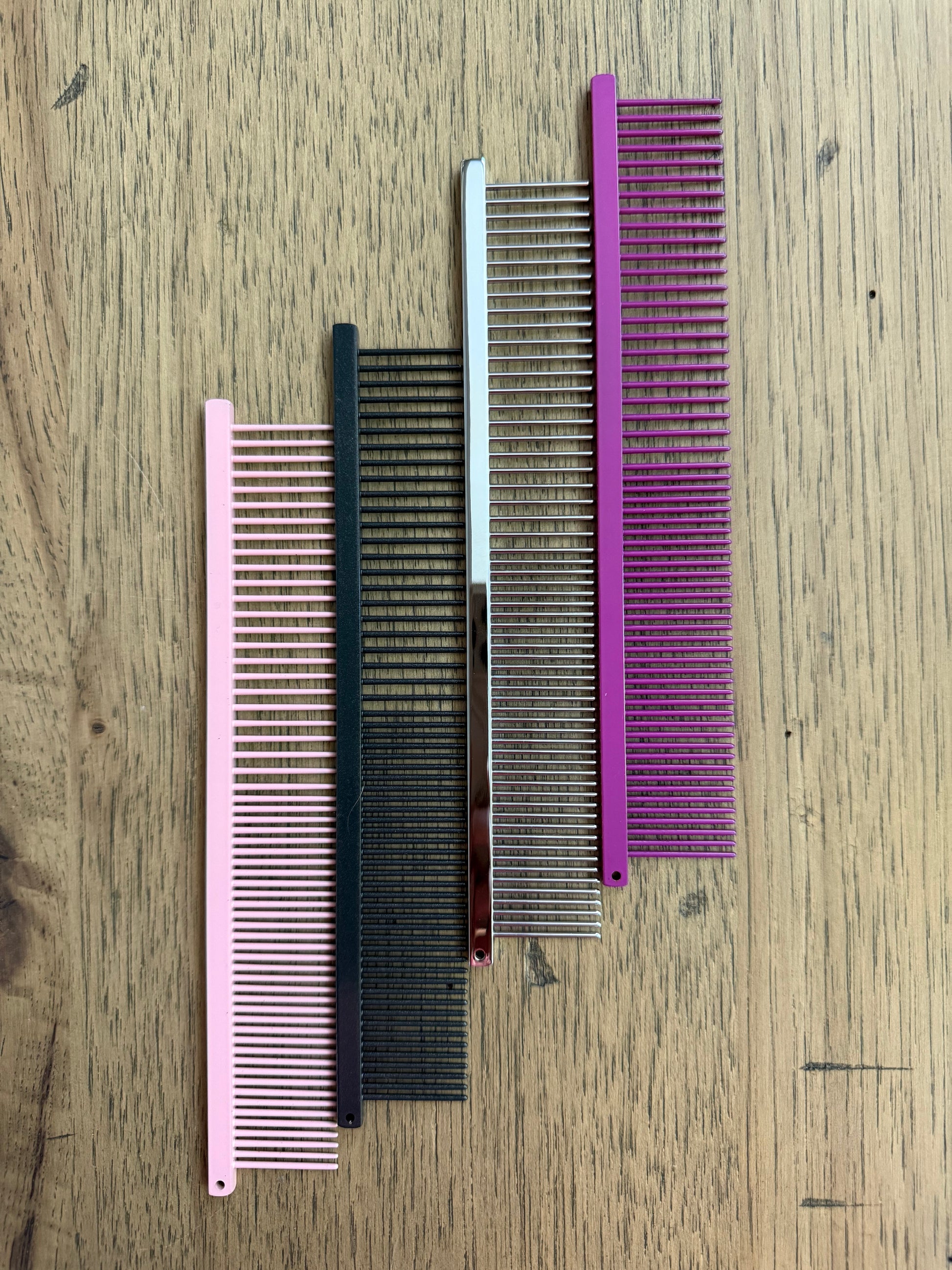 The Original Greyhound Comb - Medium Coarse/Fine - Professional Dog Grooming Comb