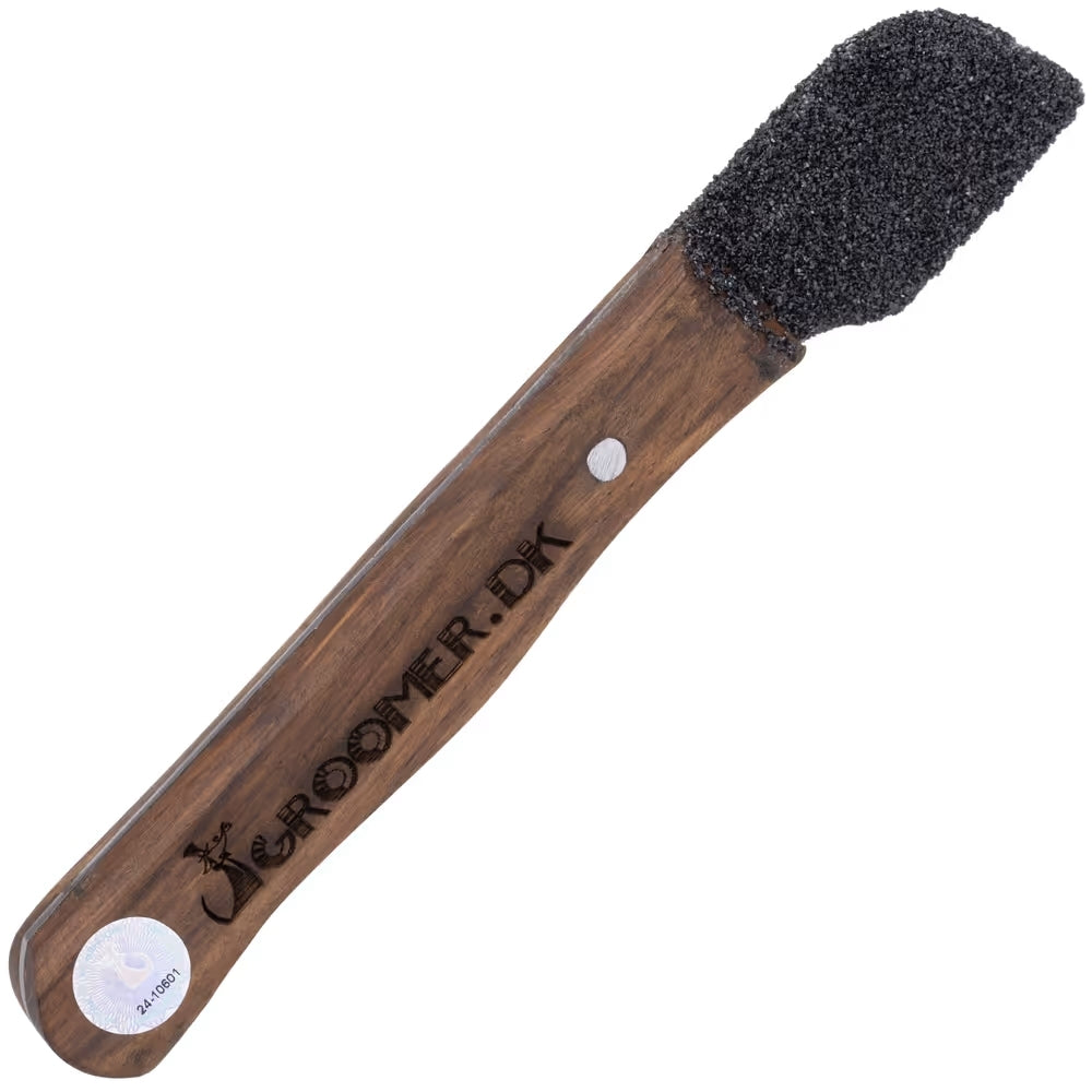 Groomer.dk Diamond "MINI SHORTY" Wood - COARSE - Professional Dog Grooming Tool